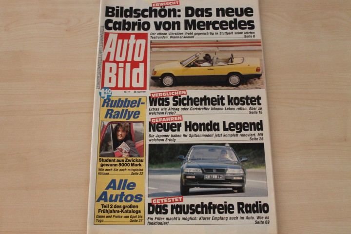 Deckblatt Auto Bild (17/1991)